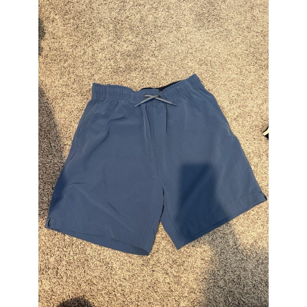 Vineyard Vines Boys Performance Pull On Shorts Size 16 XL Blue Drawstring